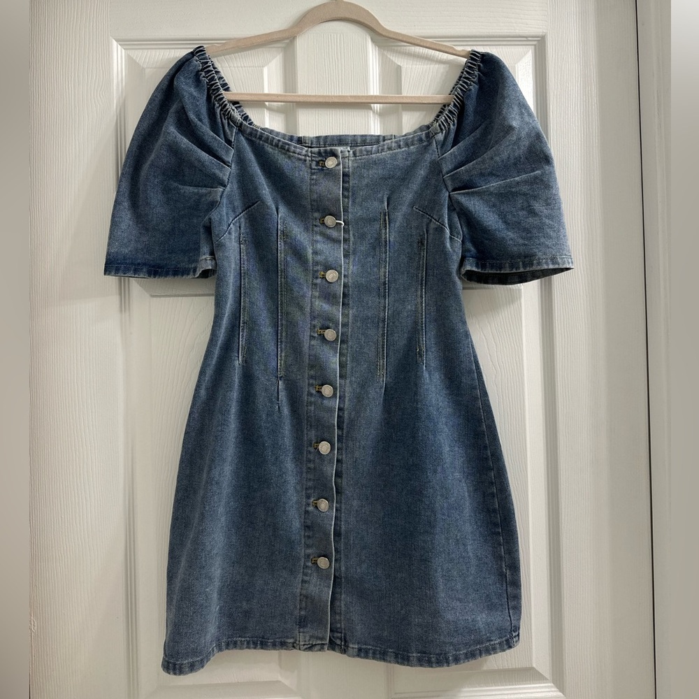 Denium mini dress
